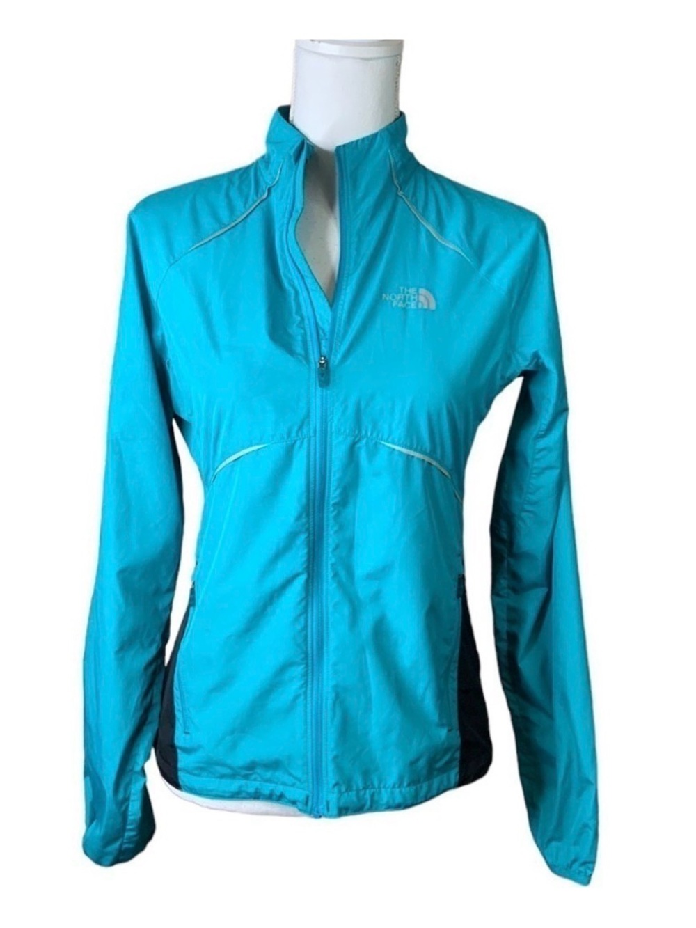 The North Face Teal Full-Zip Flight Series Jacket